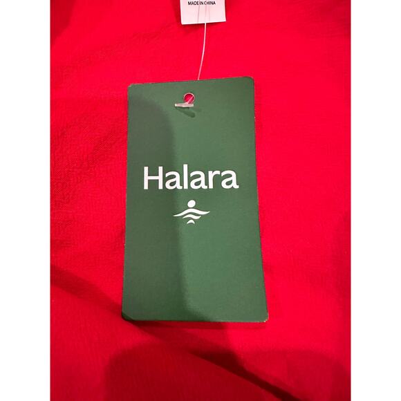 Halara Tie Back Tiered Ruffle Flowy Slip Mini Casual Linen-Feel Dress - Picture 12 of 13